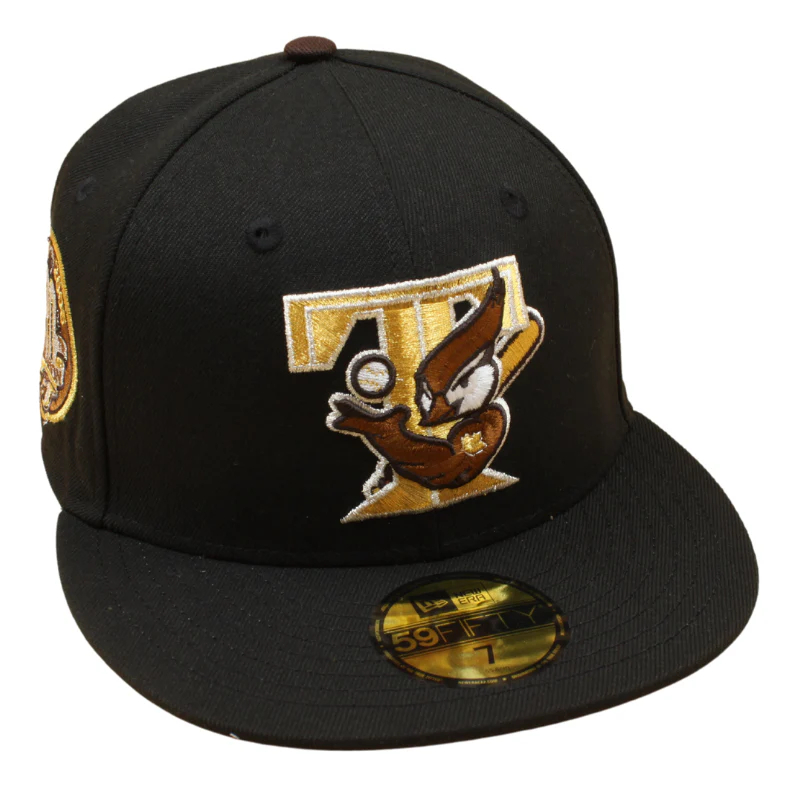 NEW ERA TORONTO BLUEBIRD DARK BROWN COLLECTIONS EDITION 59FIFTY A FRAME