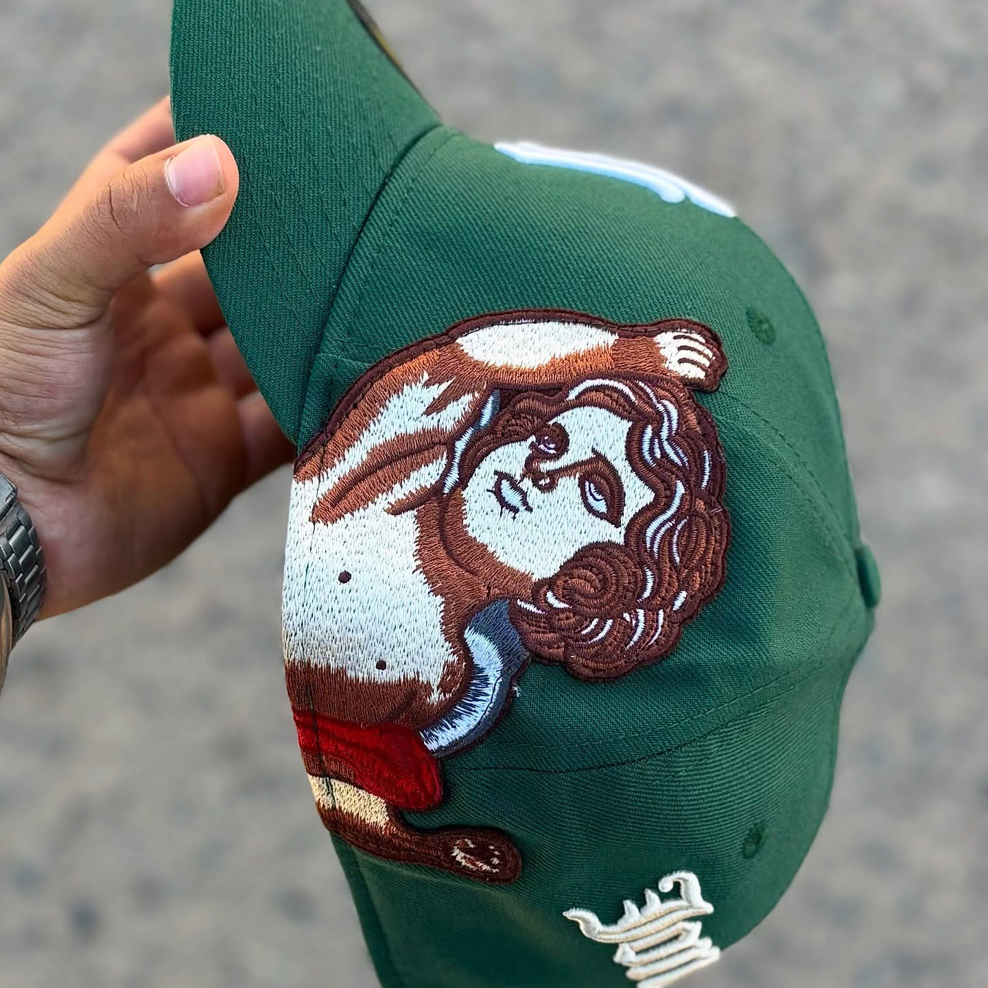 NEW ERA JON STAN NY NEW YORK 59FIFTY MLB VERDE MUSGO EMBROIDERED CASUAL BASEBALL CAP