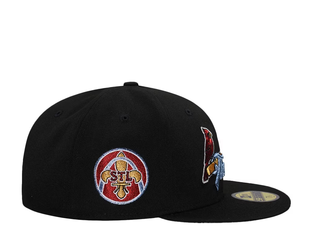 NEW ERA ST. LOUIS CARDINALS CITY CONNECT BLACK PRIME EDITION 59FIFTY FITTED CAP