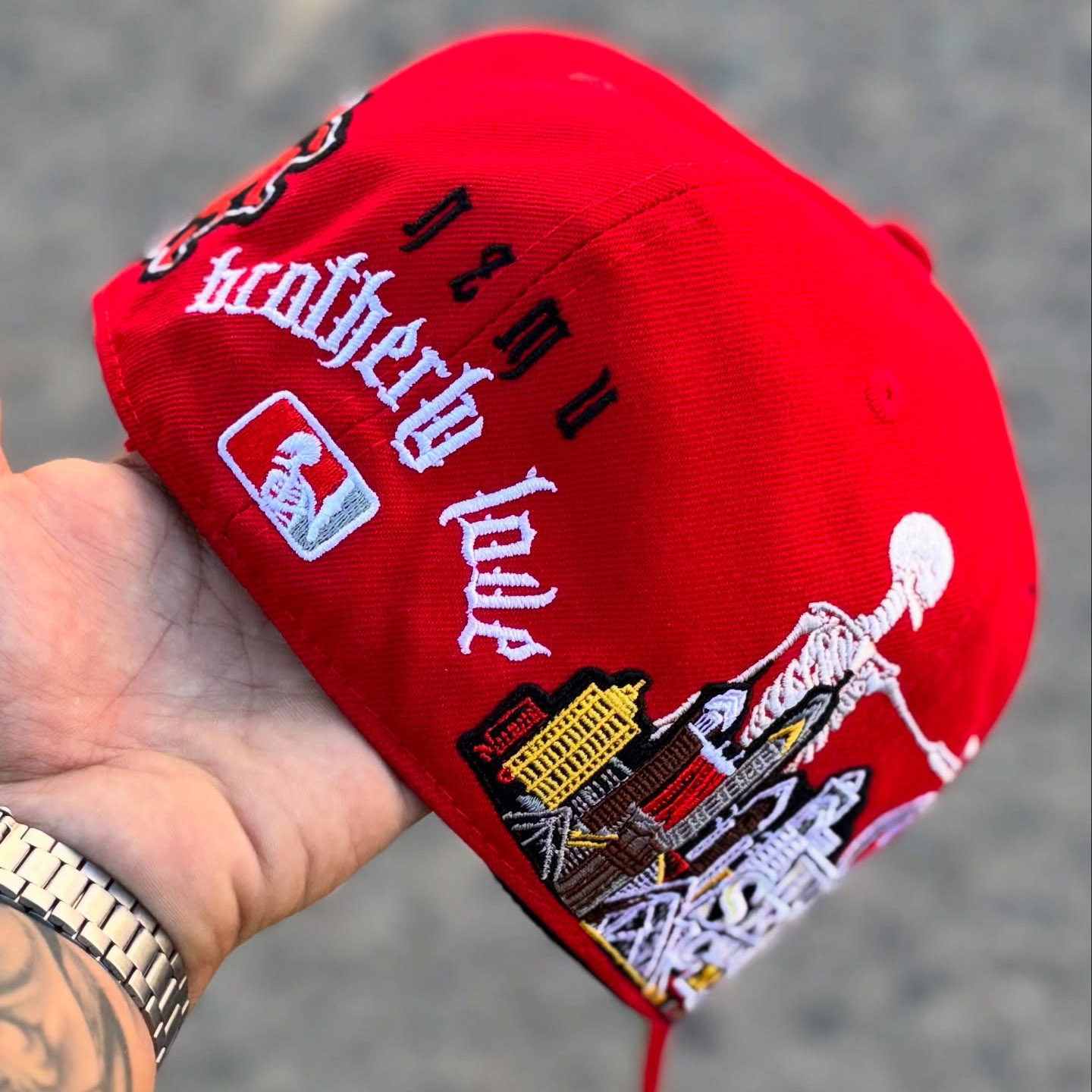 NEW ERA PITTSBURGH PIRATES FLAMING SKULL EMBROIDERED CASUAL BASEBALL CAP