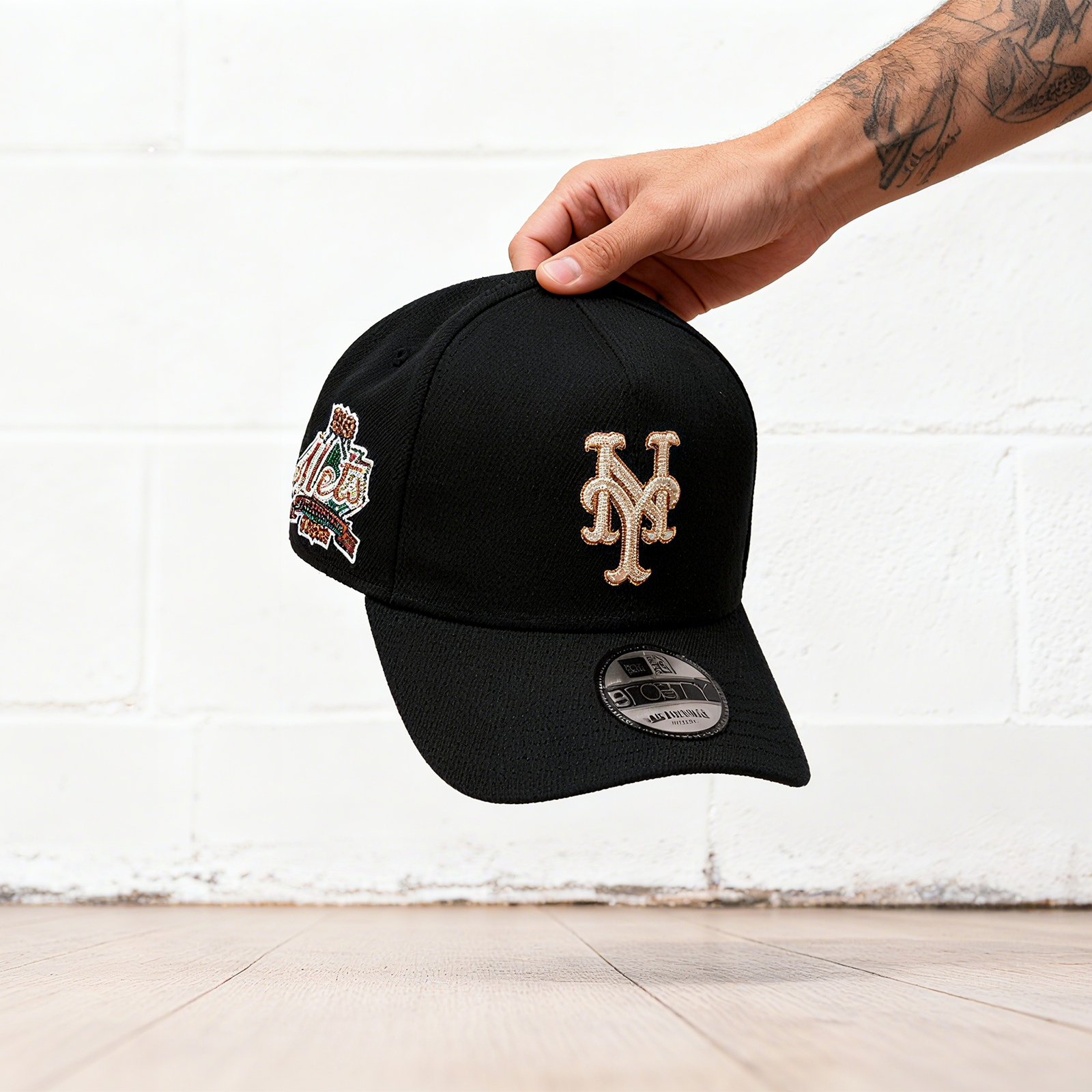 NEW ERA NEW YORK METS 40TH ANNIVERSARY COPPER 9FORTY A FRAME SNAPBACK CAP