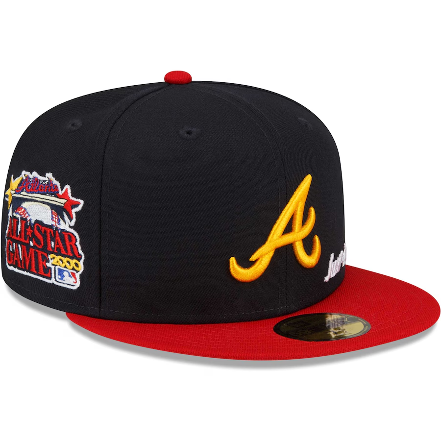 NEW ERA ATLANTA BRAVES JUST DON EMBROIDERED CASUAL BASEBALL CAP