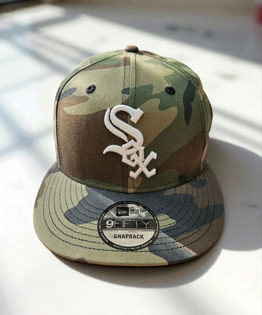NEW ERA CHICAGO WHITE SOX NEW ERA CAMO EMBROIDERED CASUAL BASEBALL CAP