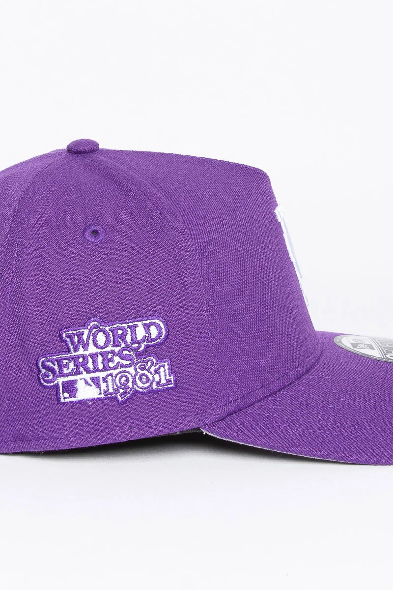 NEW ERA LOS ANGELES DODGERS 'UPSIDE DOWN LA POLYCHROMATIC' 9FORTY A-FRAME SNAPBACK