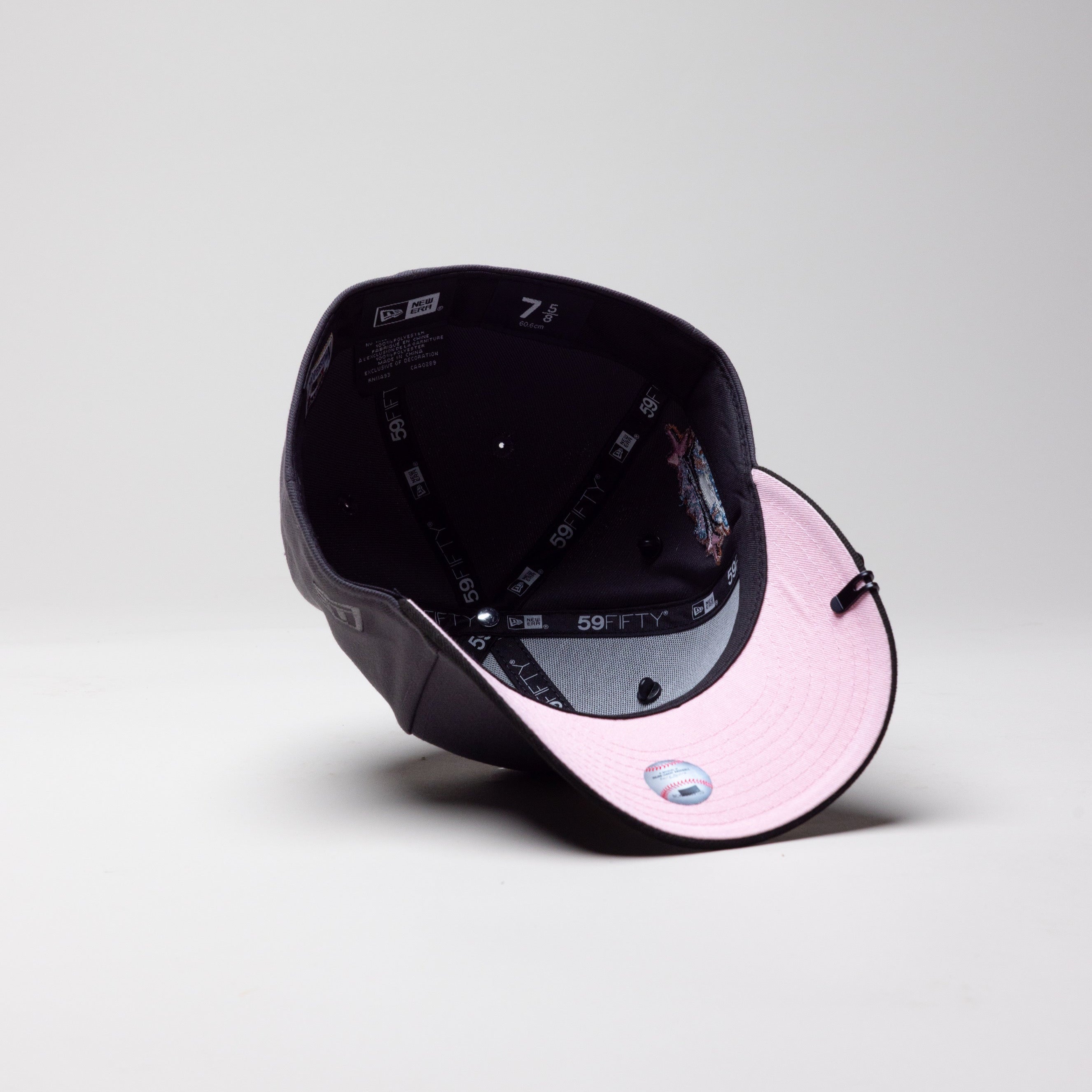 NEW ERA 59FIFTY DARK GREY/ BLACK ATLANTA BRAVES W/ 2000 ALL STAR GAME SIDE PATCH