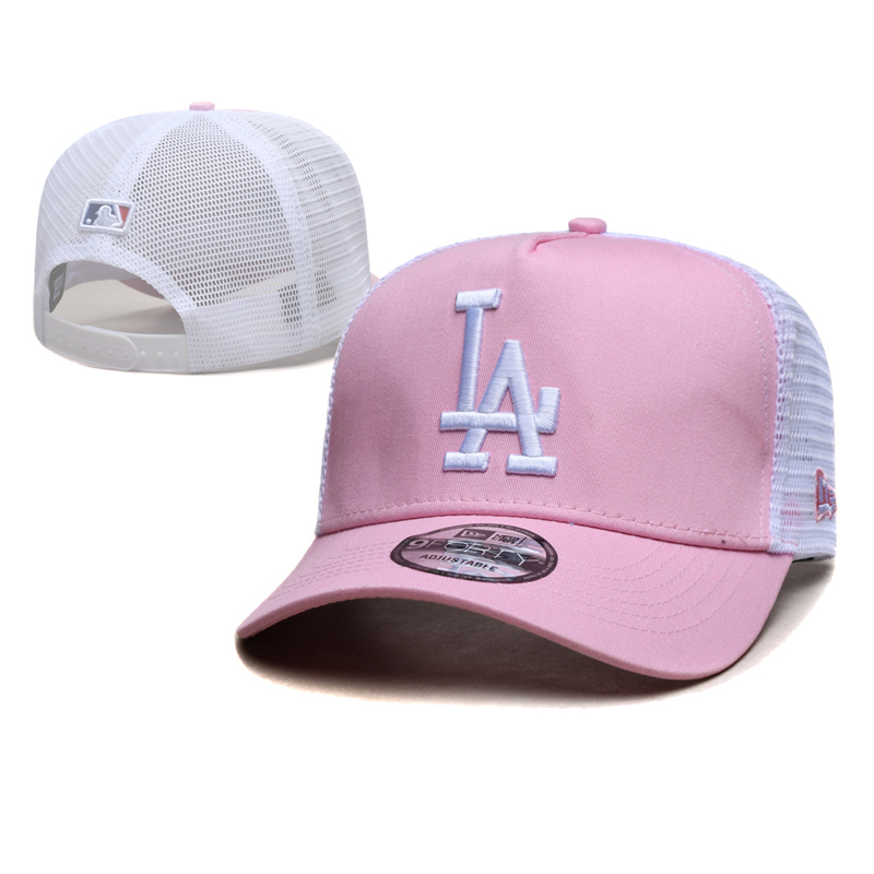 NEW ERA LOS ANGELES DODGERS CONTRAST COLOR WHITE MESH BREATHABLE TYPE A WHITE TRUCK DRIVER-NEW ERA-MULTI-STYLE