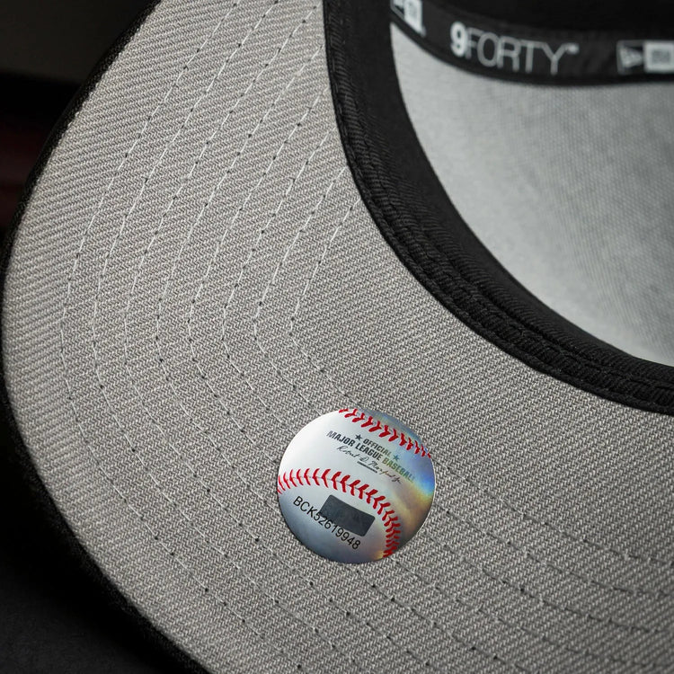 NEW ERA 9FORTY A-FRAME MLB CHICAGO WHITE SOX BLACK / GRAY UV SNAPBACK