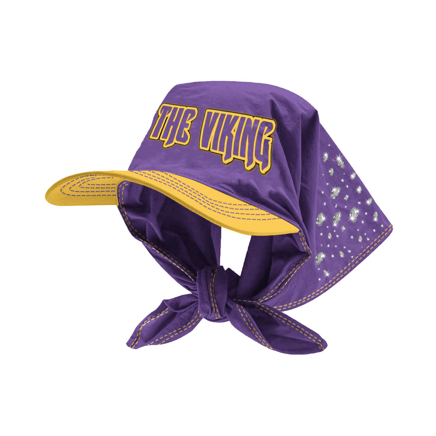 Brand Micro-label Yellow Hit Purple Fashion Hat/bandage Turban Duck Tongue Hat Summer And Autumn Street Personality Retro Bag Head Cap Baseball Cap