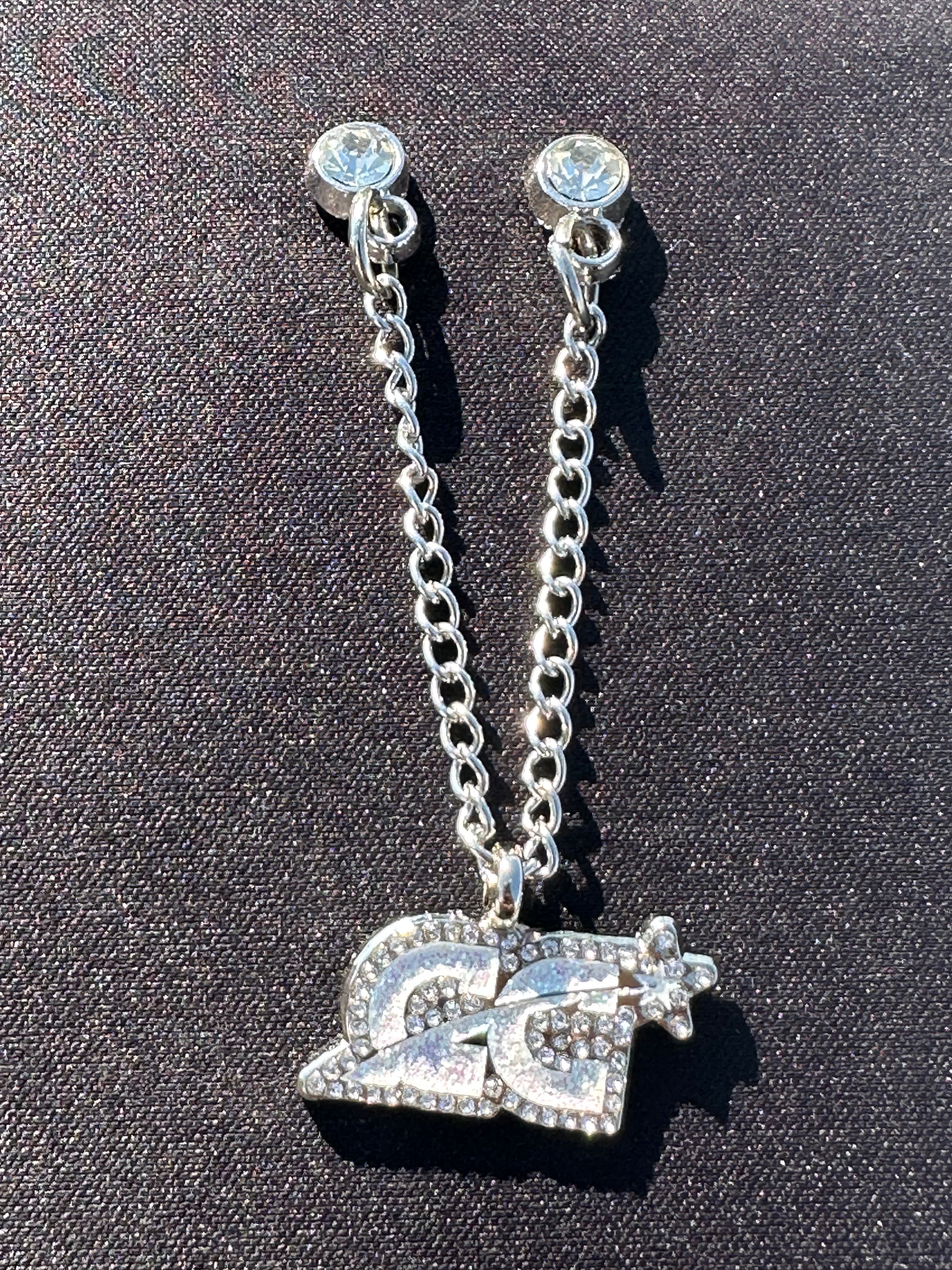 NEW* 2PACK ICED OUT CAP CITY CHAIN W/ RHINESTONES (GOLD & SILVER) VERY LIMITED