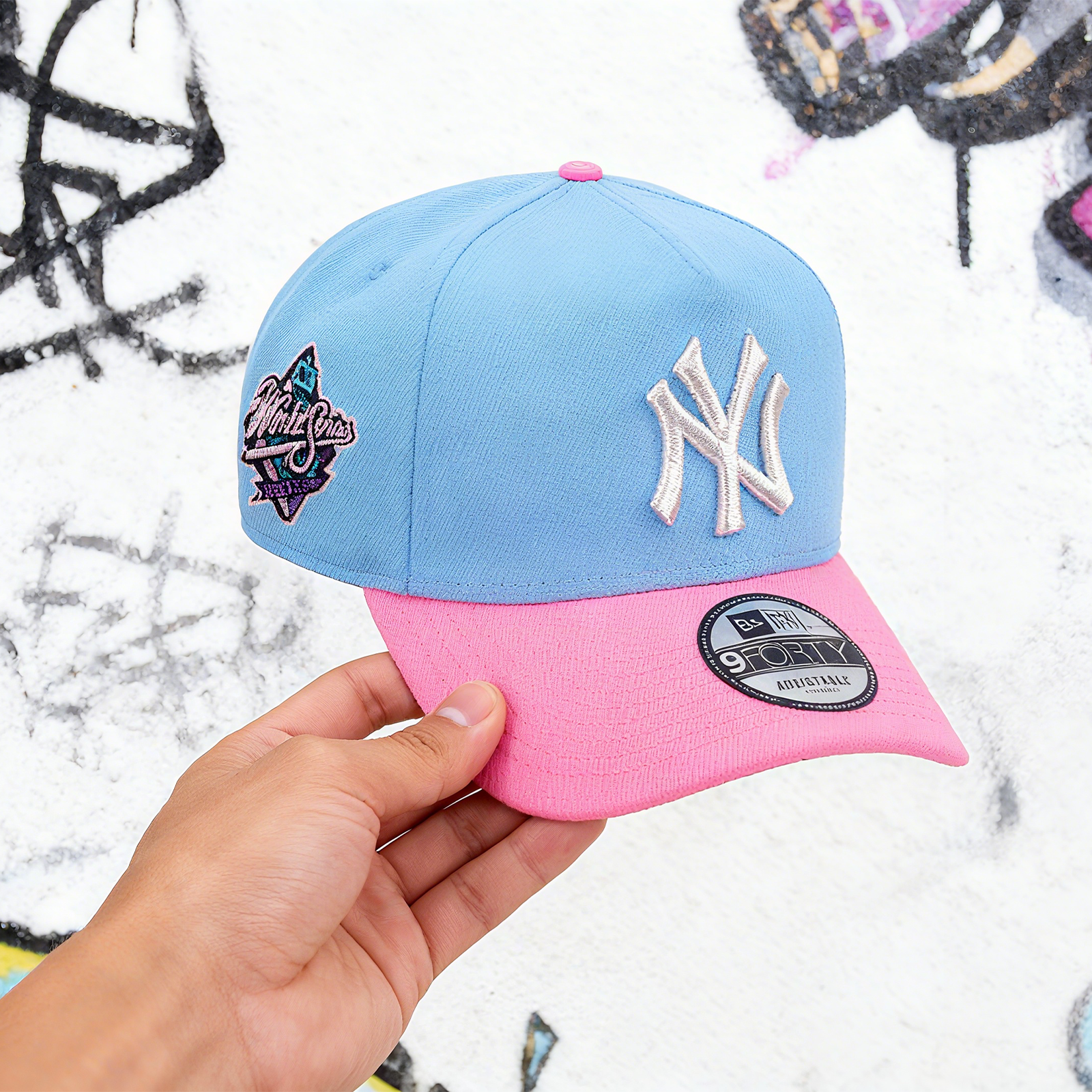 NEW ERA NEW YORK YANKEES WORLD SERIES 1998 BX EDITION 9FORTY A FRAME SNAPBACK HAT