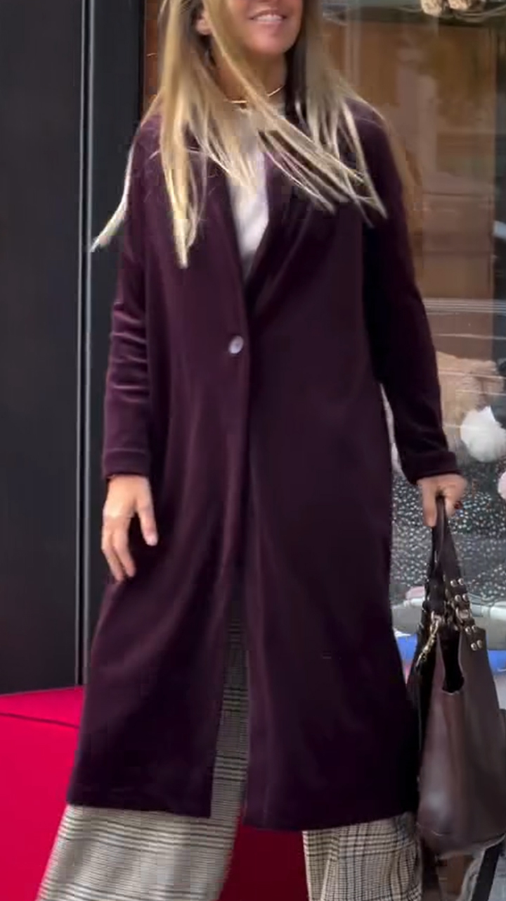 Women laple Collar Temperament Casual Coat