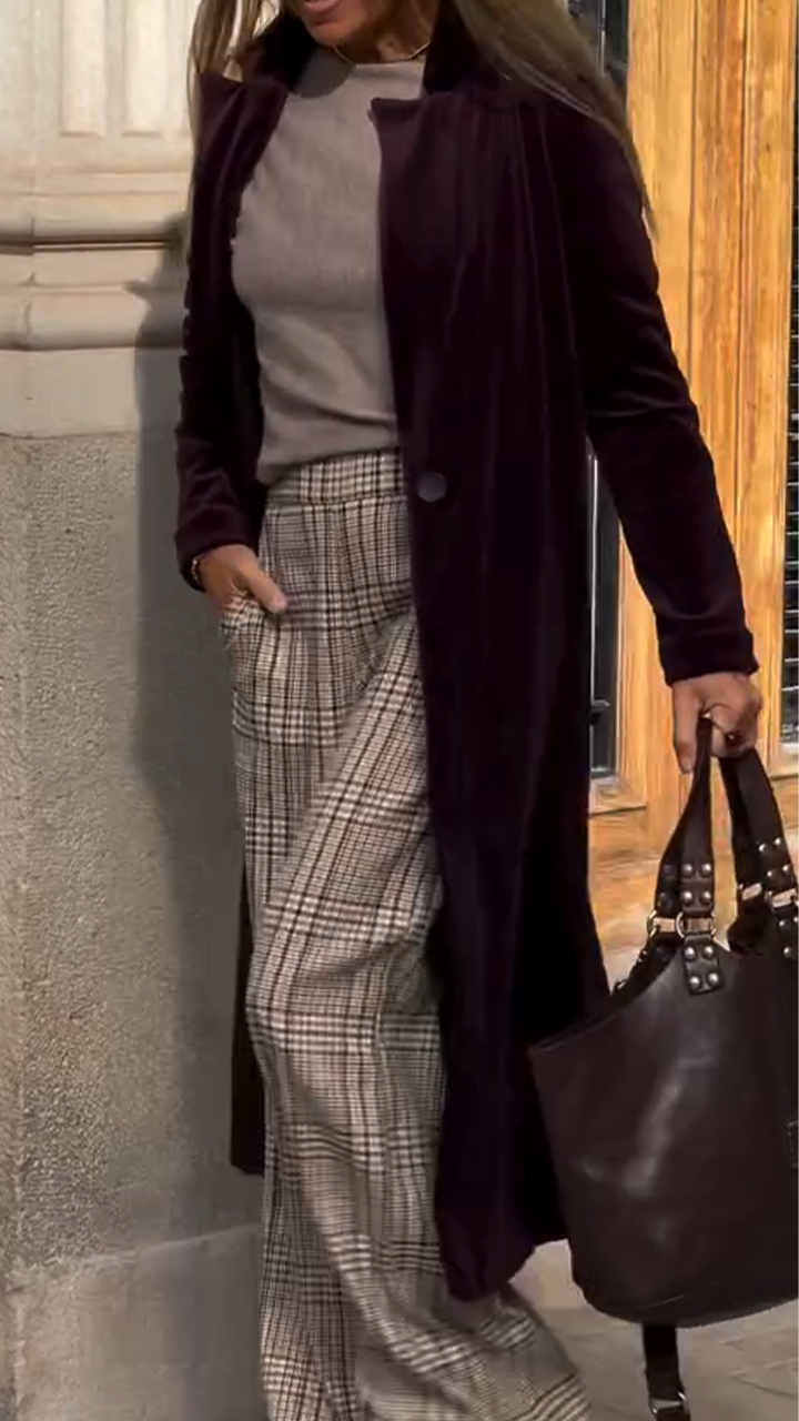 Women laple Collar Temperament Casual Coat