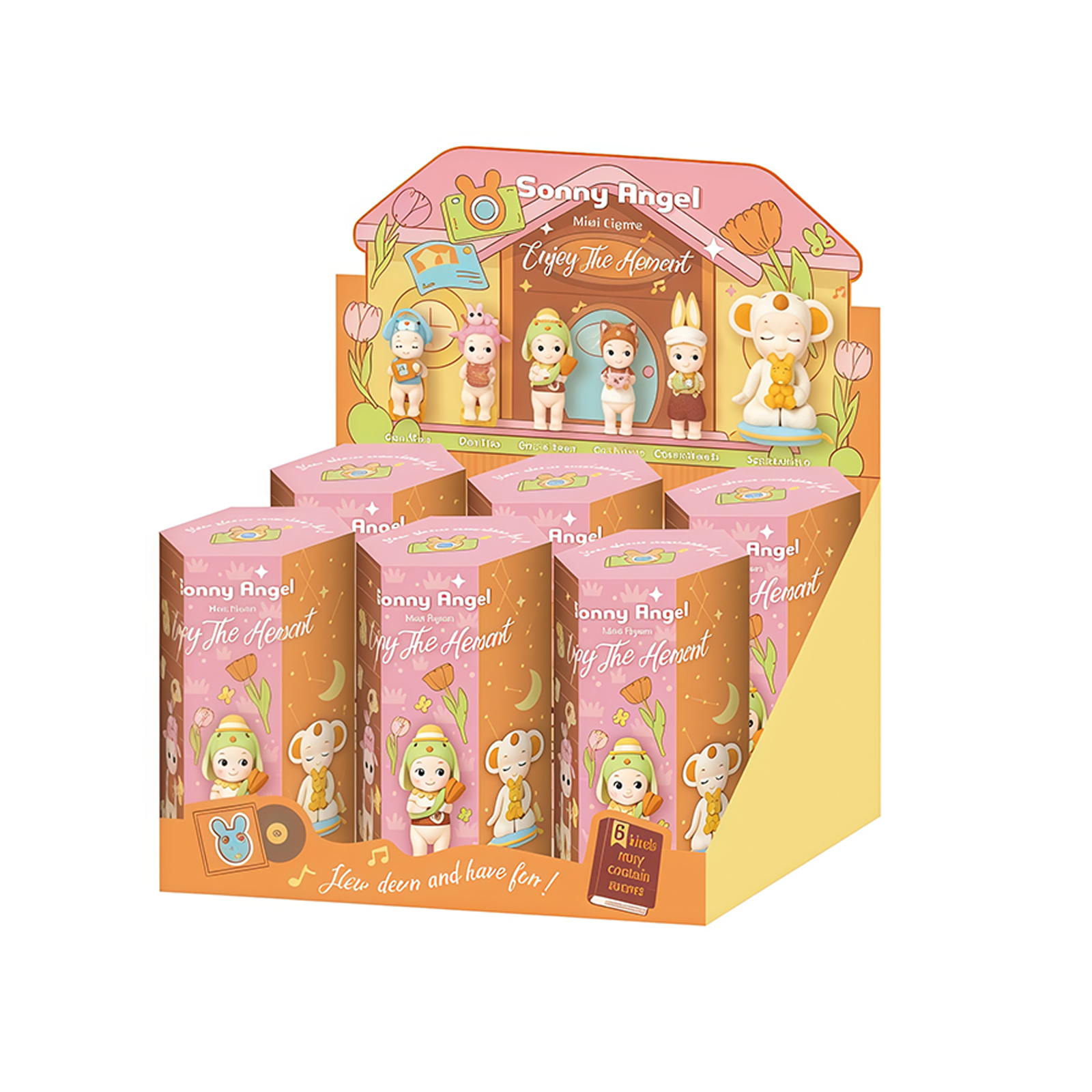 Sonny Angel mini figure Enjoy The Moment Series Assorted Sealed Blind Box Original Mini Figure, Limited Edition