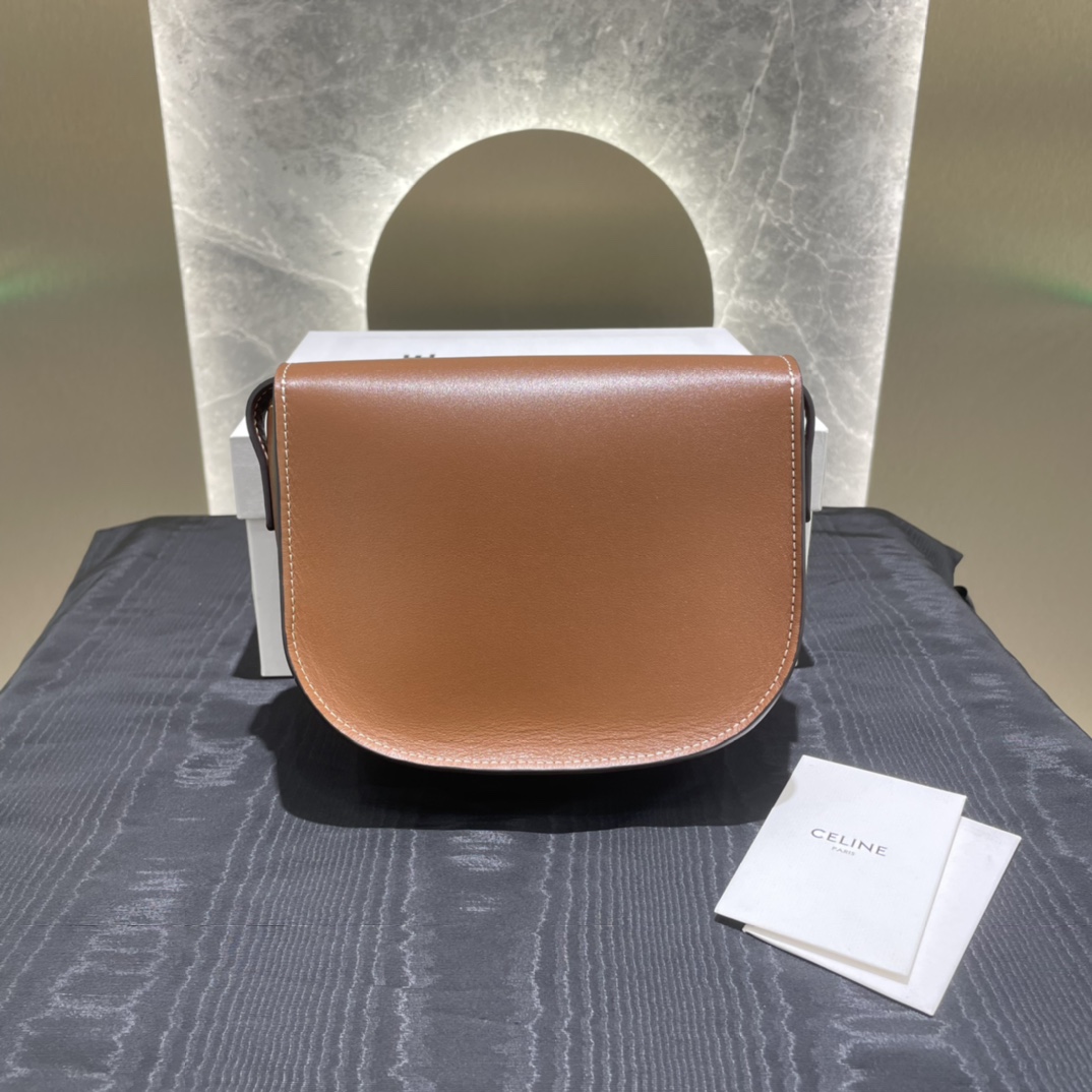 Túi Xách Nữ Folco Cuir Triomphe 198263 Màu Nâu