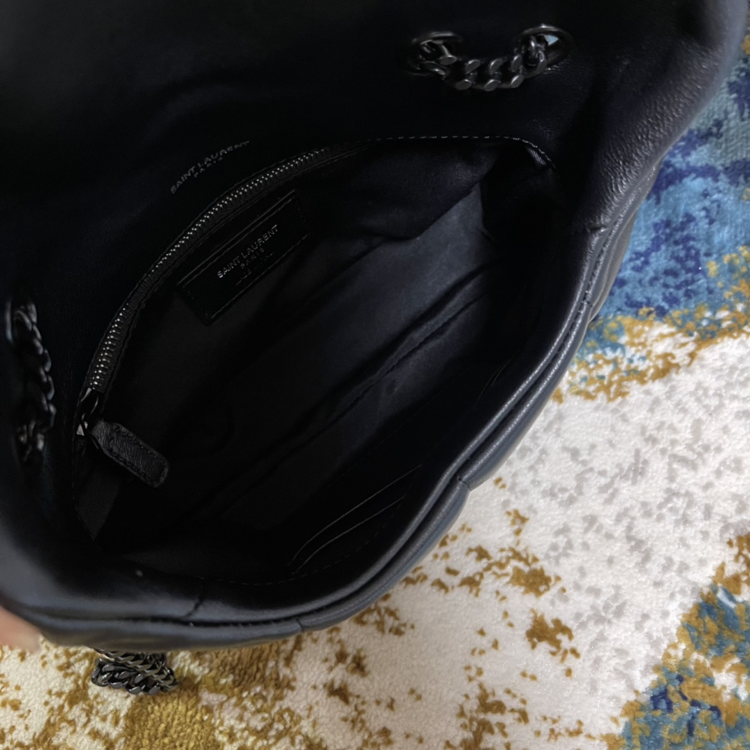 T&uacute;i X&aacute;ch YSL LoulouPuffer 59337 M&agrave;u Đen