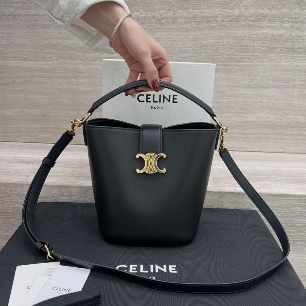 Túi Xách Nữ Celine Louise 119173 Màu Đen