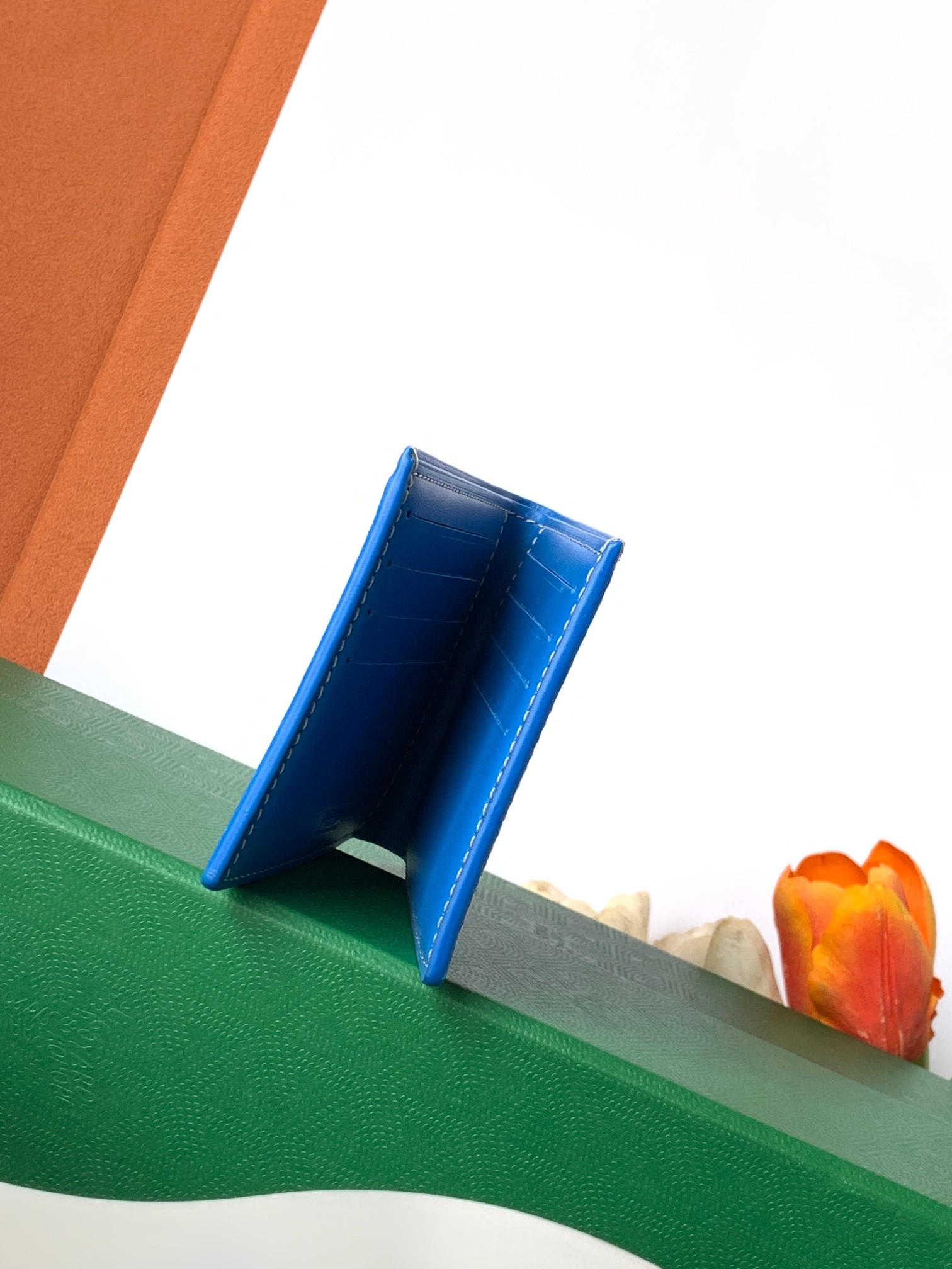 Ví Goyard Victorine  8507 Màu Xanh Dương