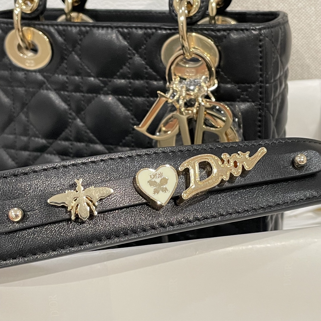 T&uacute;i X&aacute;ch tay Lady Dior Nữ M&agrave;u Đen