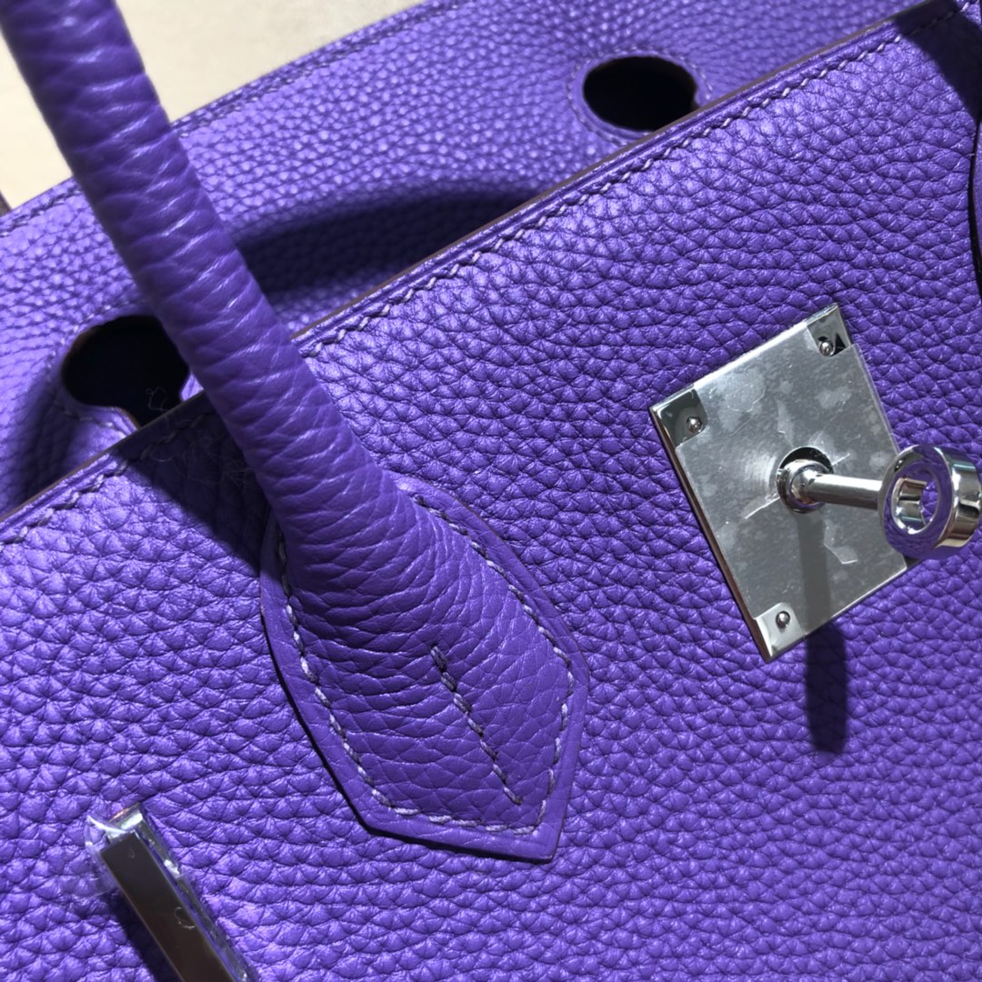 Túi xách hermes birkin  màu tím
