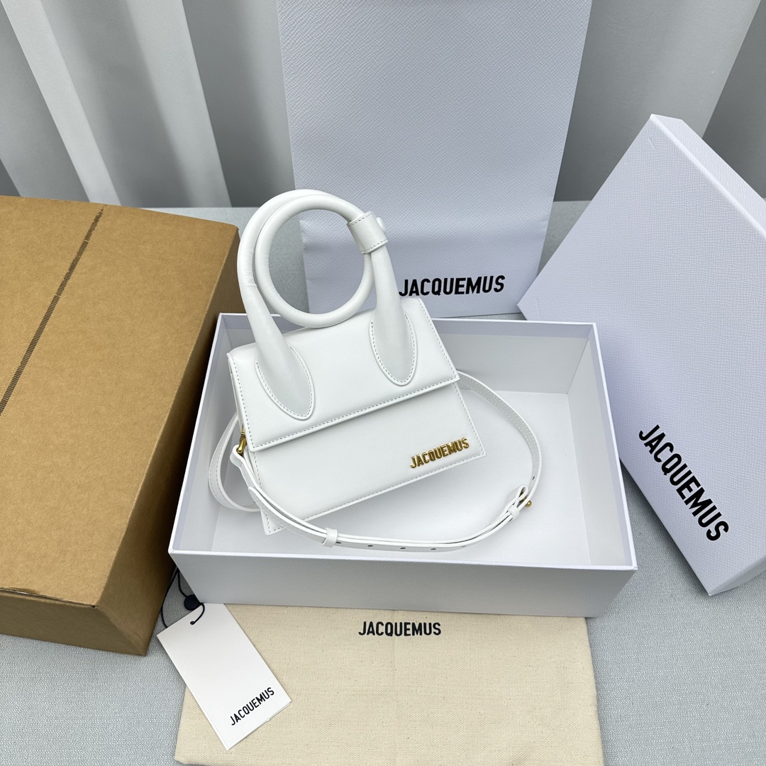 Túi Xách Jacquemus P98869 Màu Trắng