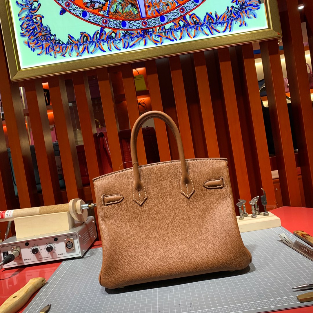 Túi xách hermes birkin  màu nâu