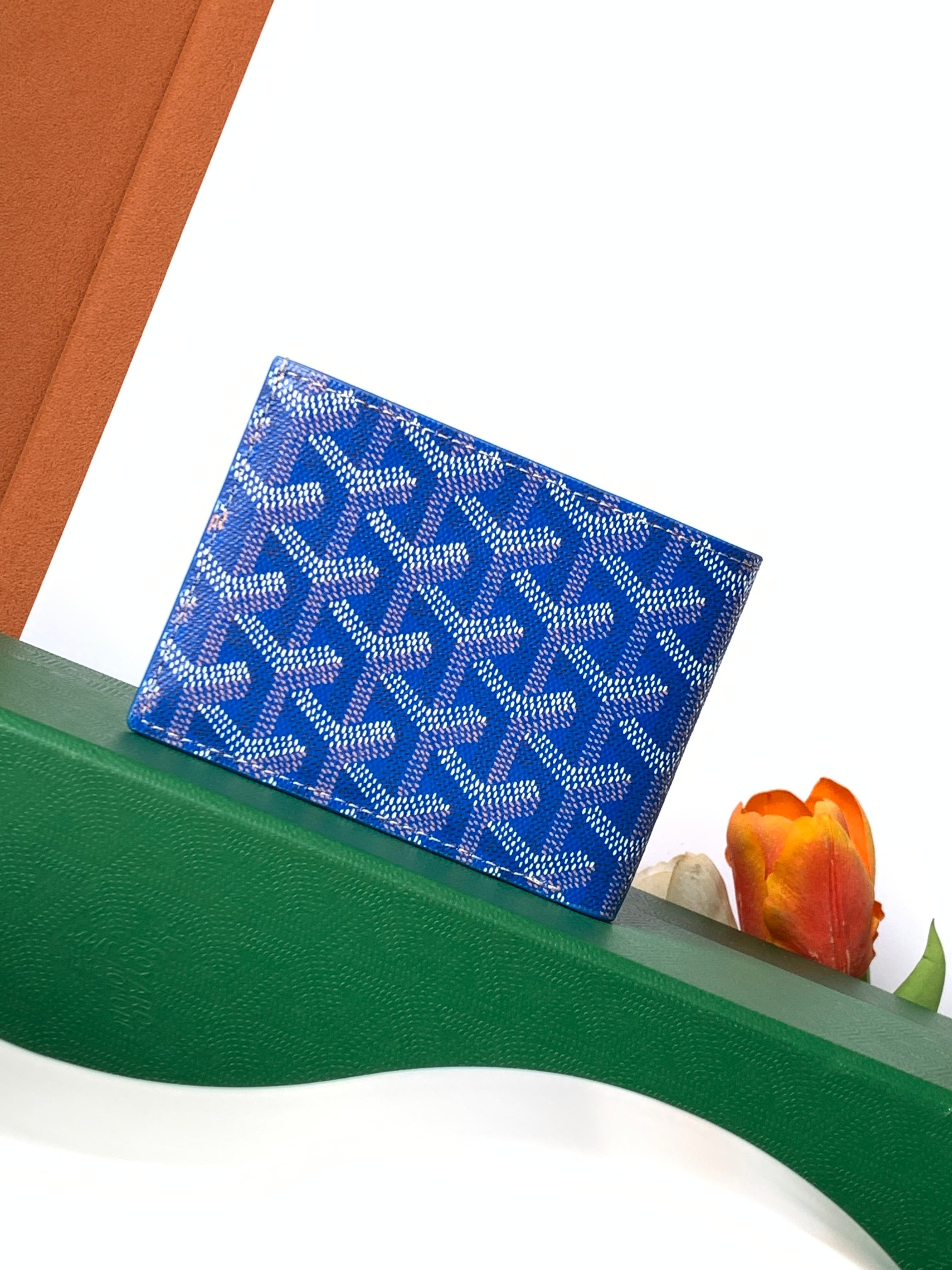 Ví Goyard Victorine  8507 Màu Xanh Dương