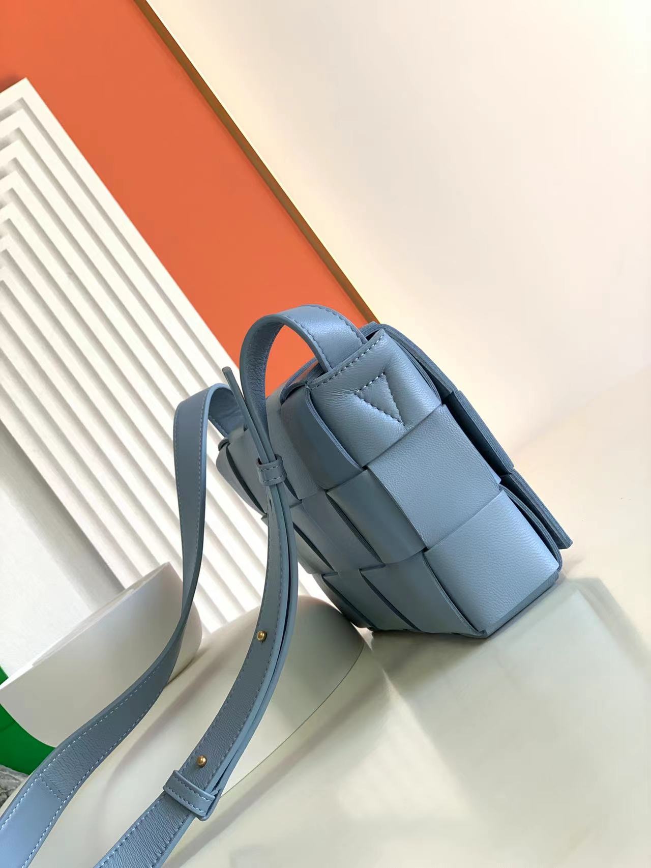 Bottega Veneta Cassette Màu Xanh Dương