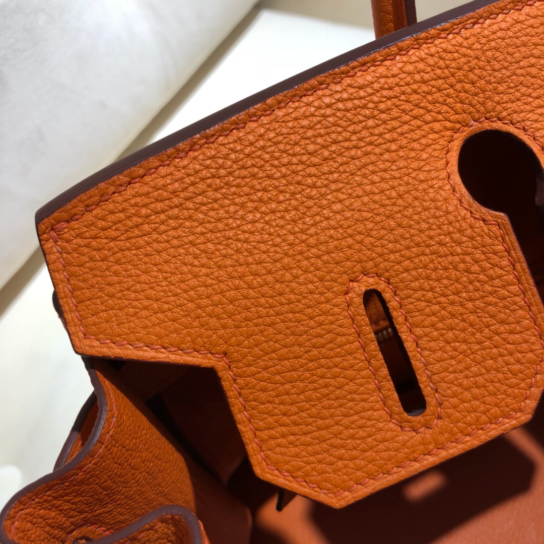 Túi xách hermes birkin  màu cam