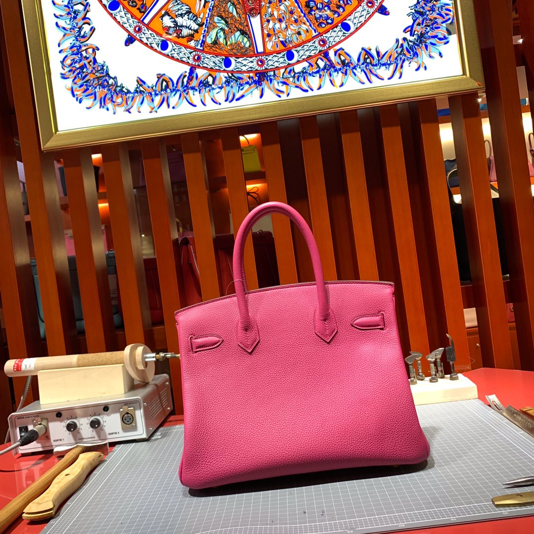 Túi xách hermes birkin  màu hồng
