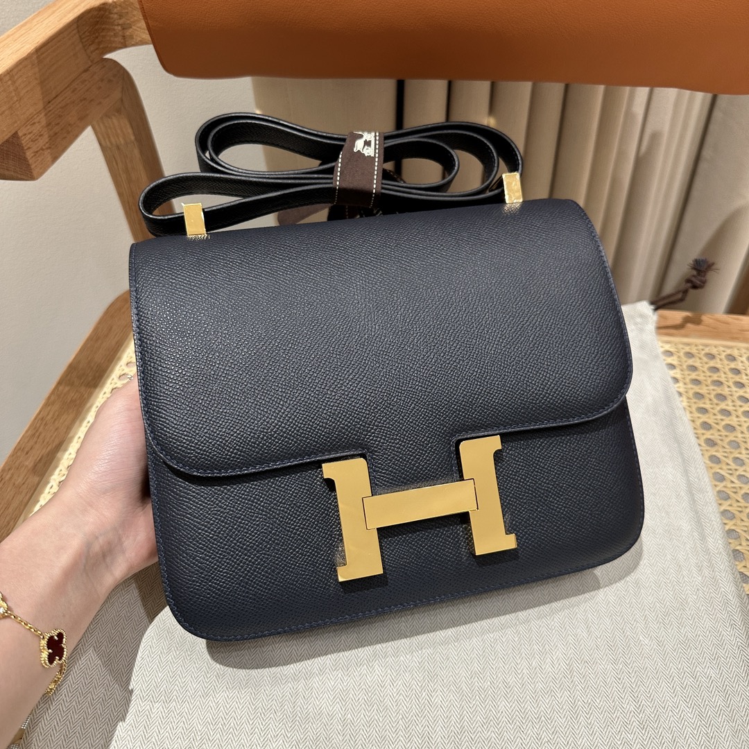 Túi xách  Hermes Constance màu đen