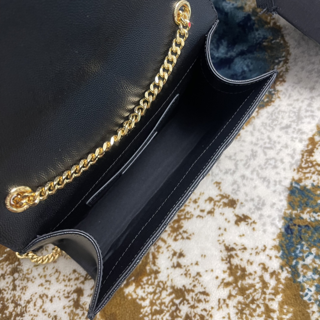 YSLEnveloppe 526286 (Black-gold)