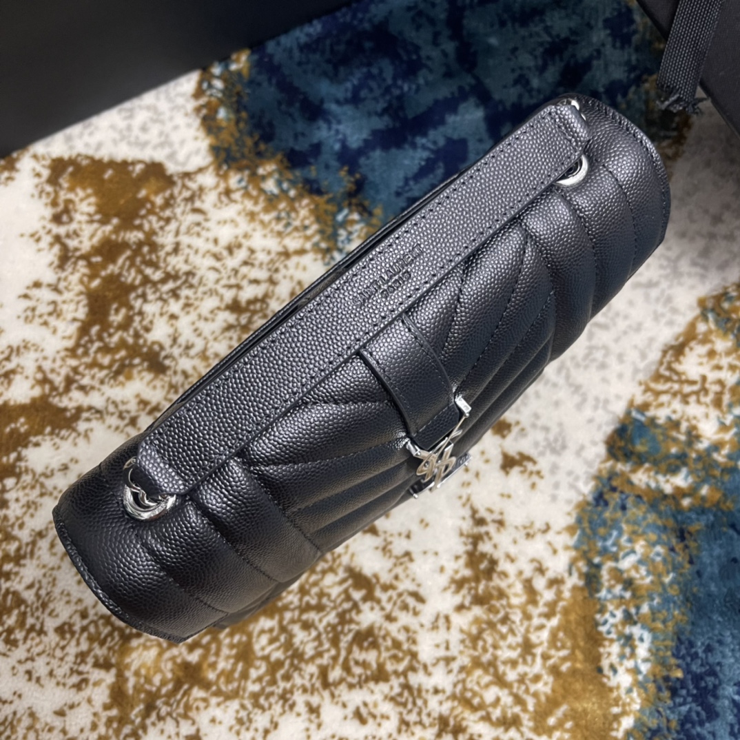 YSLEnveloppe 526286 (Black-silver)