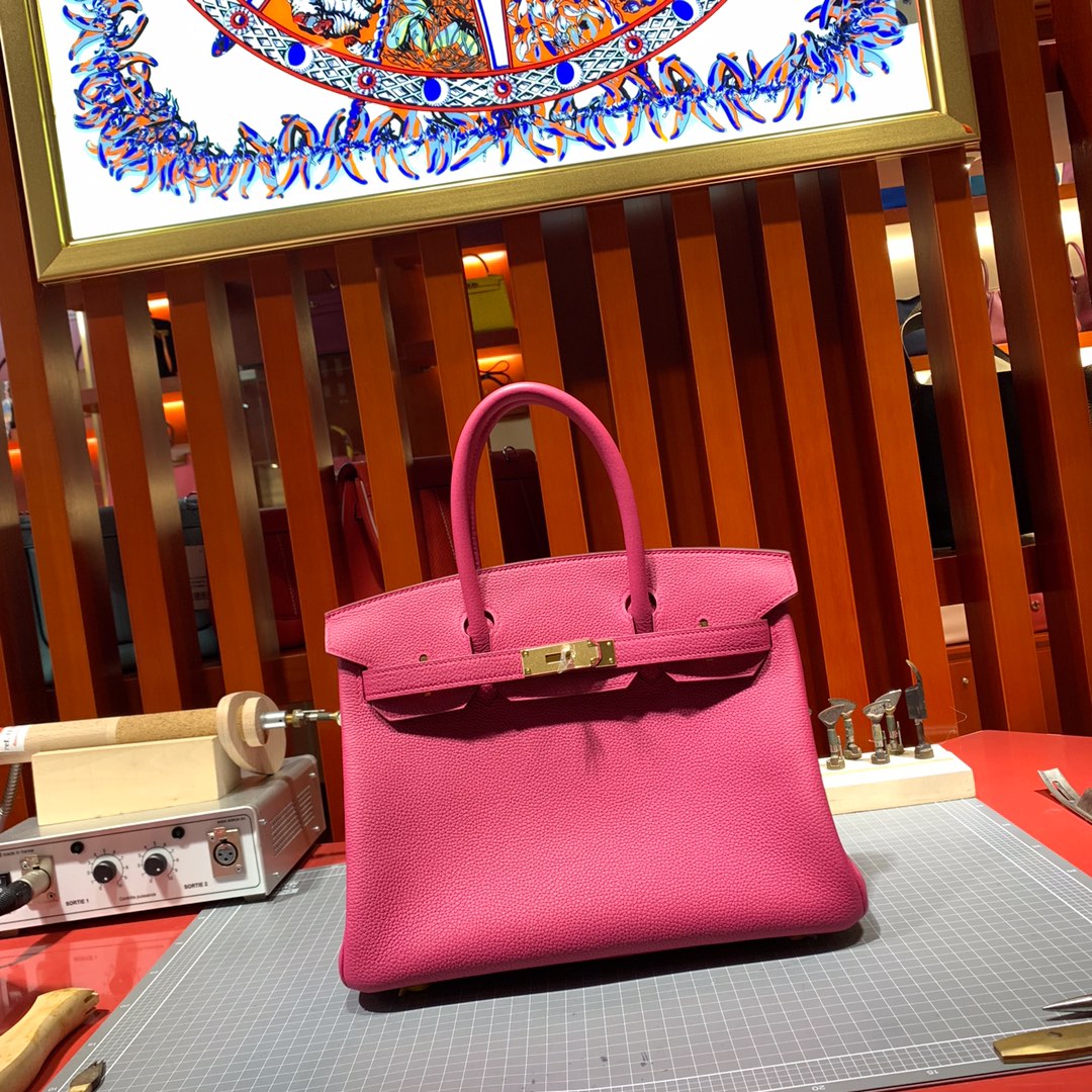 Túi xách hermes birkin  màu hồng