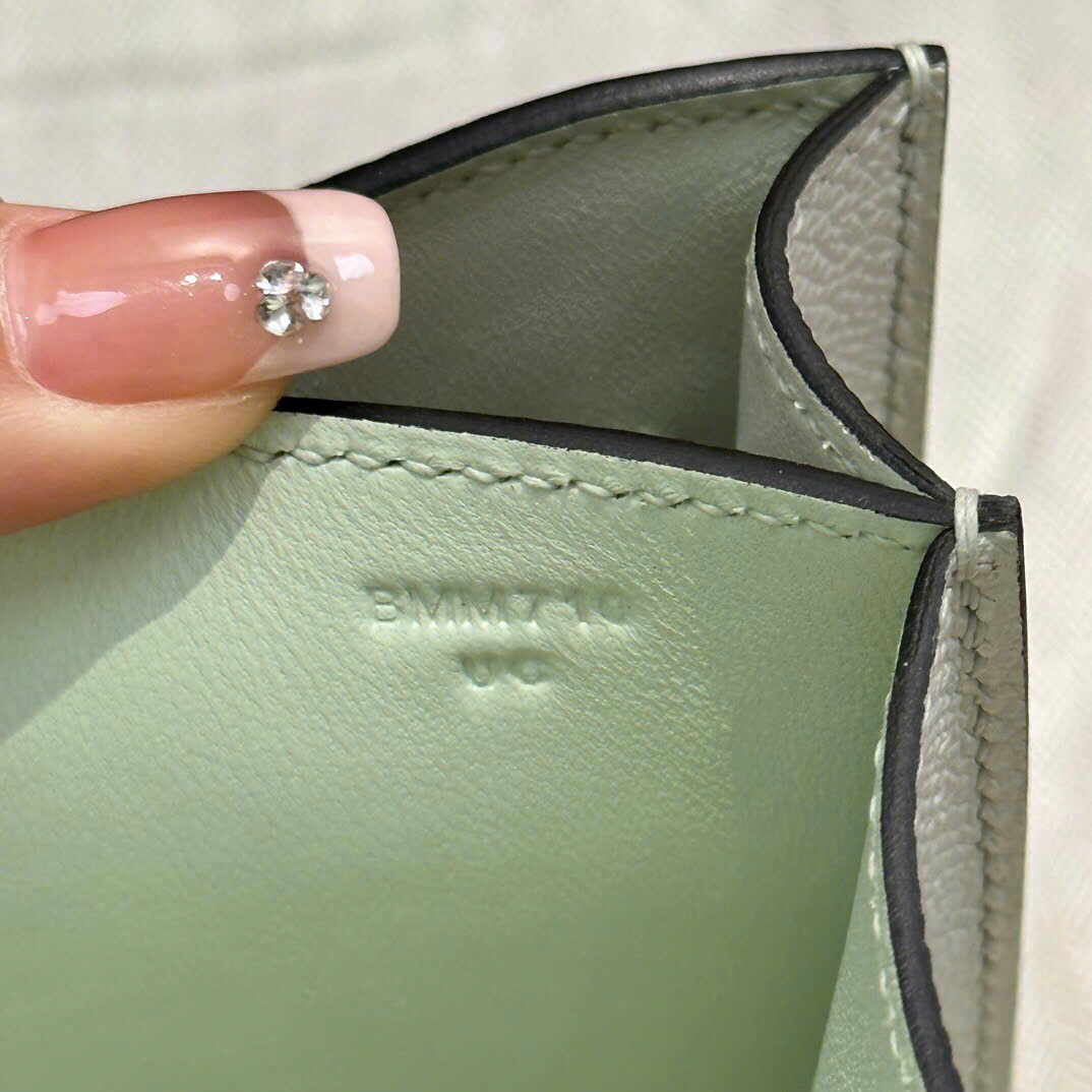 Túi xách Hermes Constance màu xanh