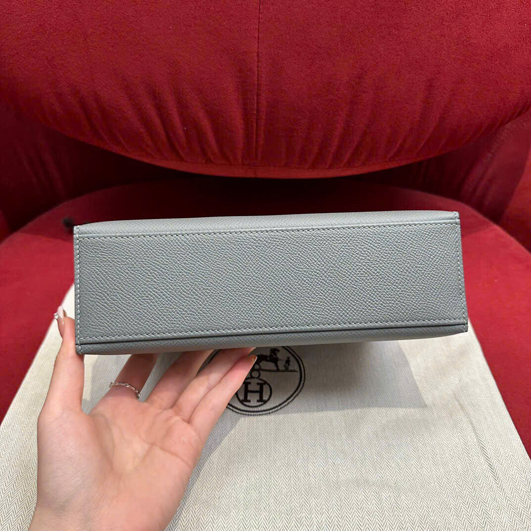 Túi Hermes Kelly màu xám
