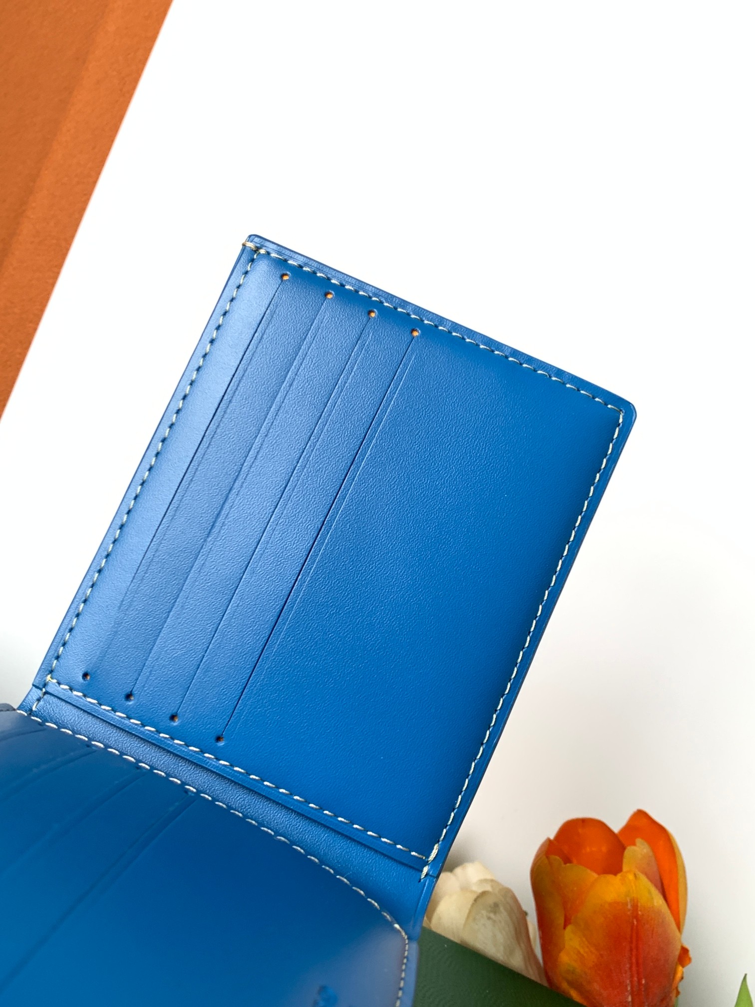 Ví Goyard Victorine  8507 Màu Xanh Dương