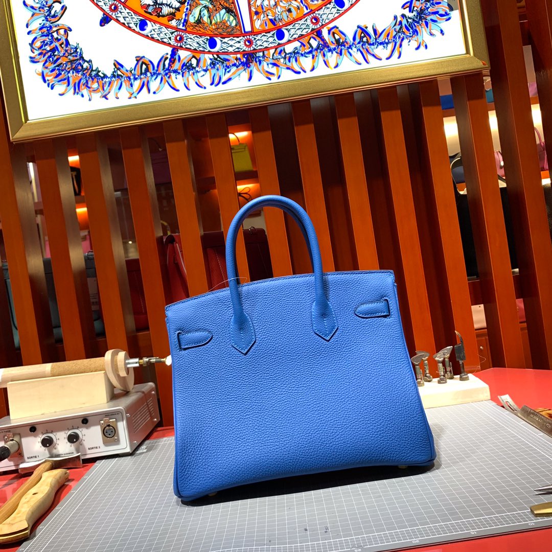 Túi xách hermes birkin  màu xanh