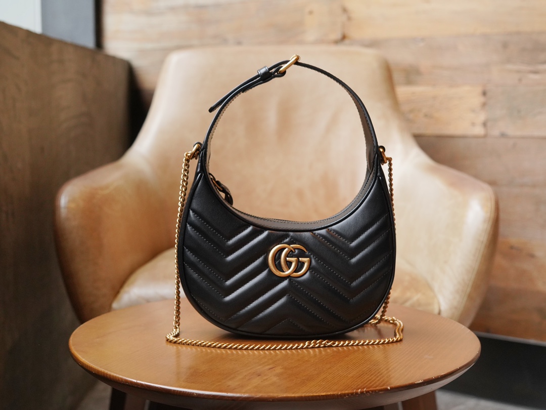 Túi Xách Nữ GG Marmont  699514 Màu Đen