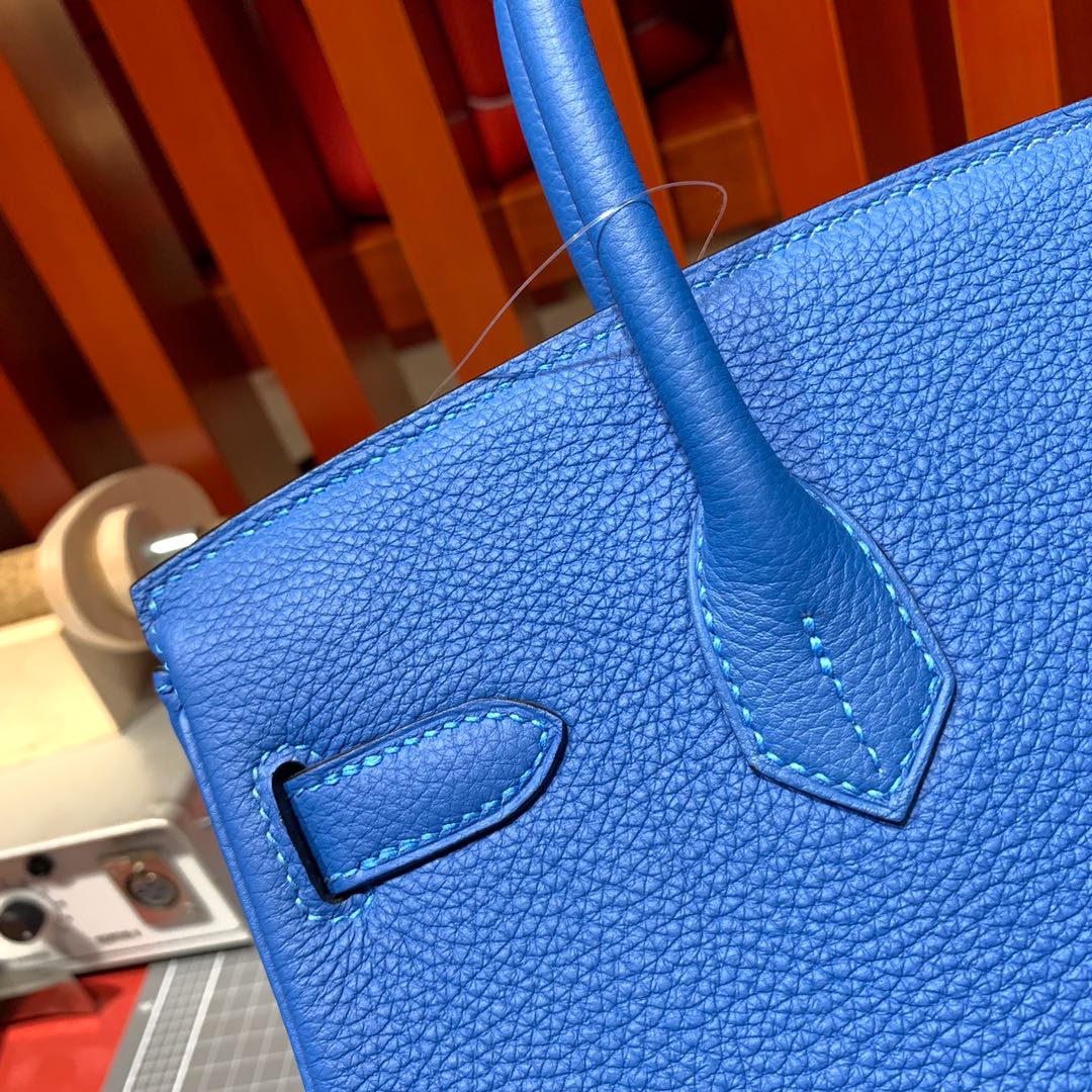 Túi xách hermes birkin  màu xanh