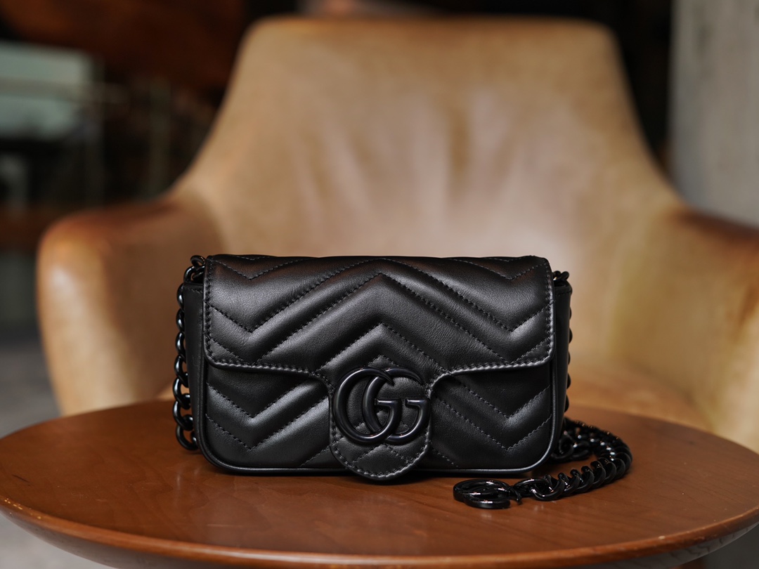 Túi Xách Nữ GG Marmont 699757 Màu Đen