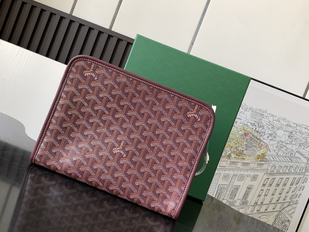 Túi Xách Goyard Jouvence Màu Đỏ Đô