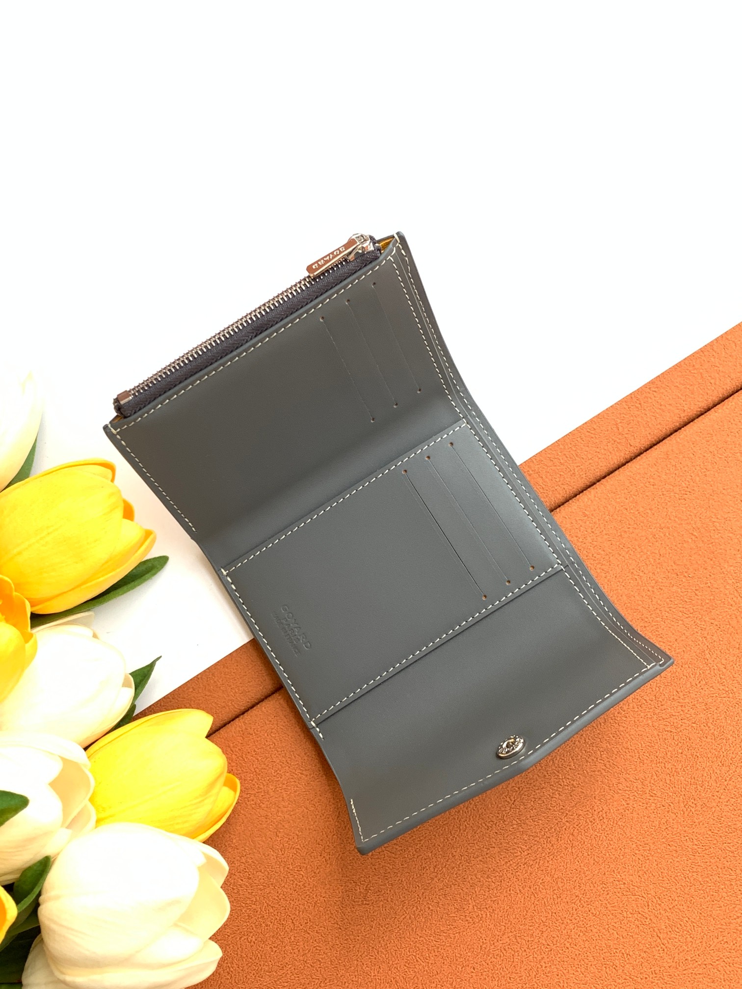 Ví Goyard Saint Gabriel 8513 Màu Xám