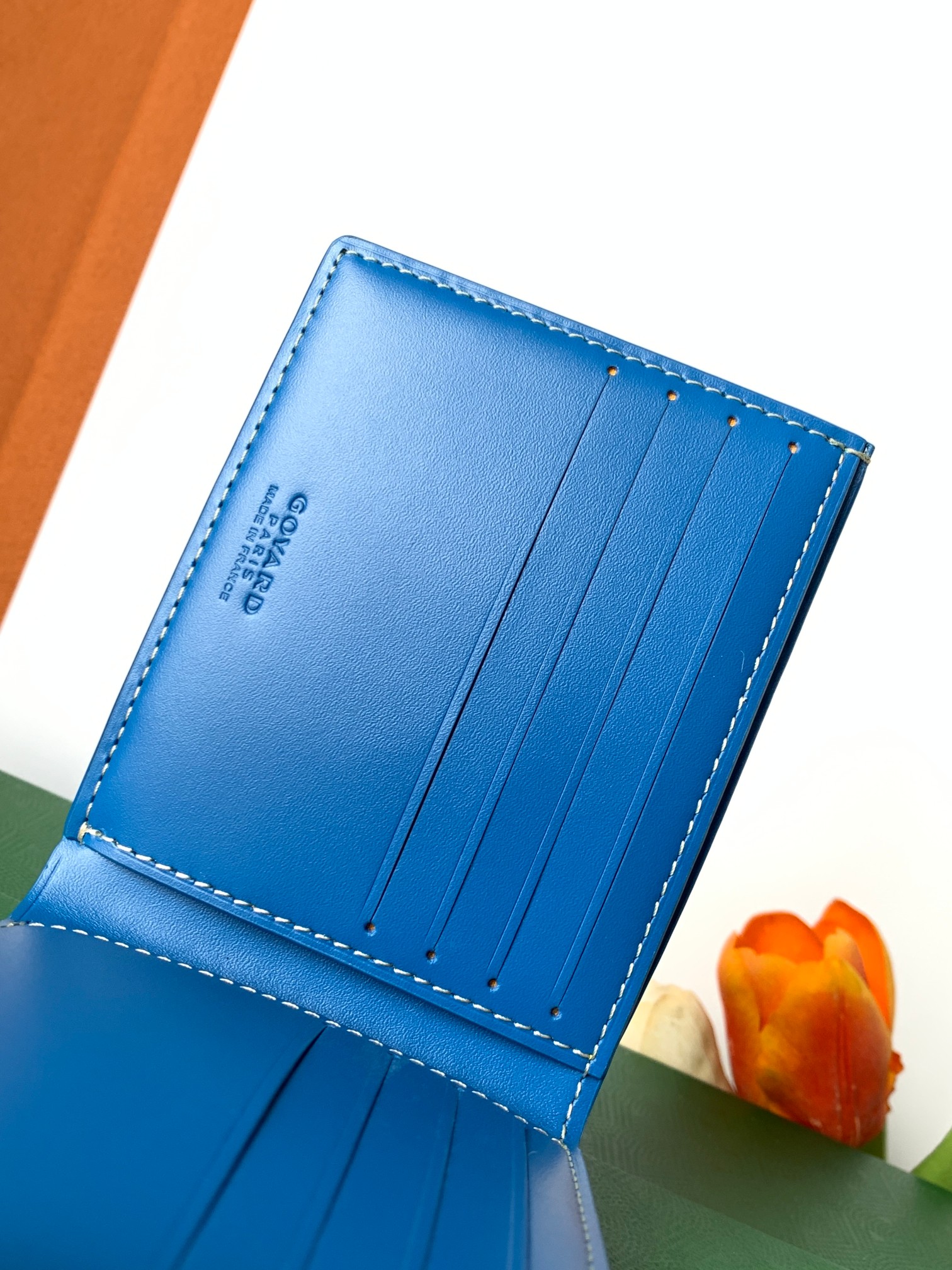 Ví Goyard Victorine  8507 Màu Xanh Dương