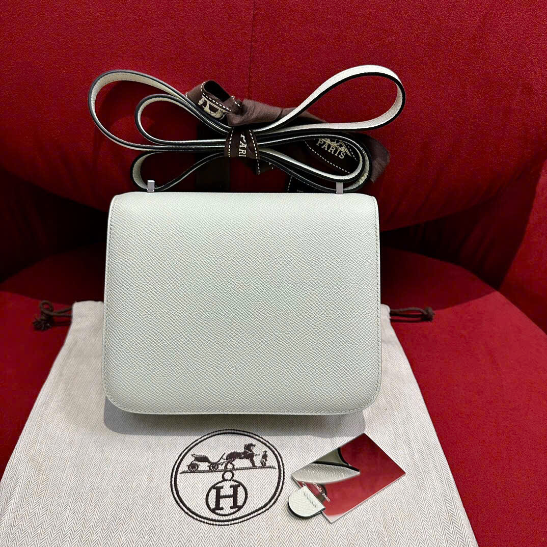 Túi xách Hermes Constance màu xanh