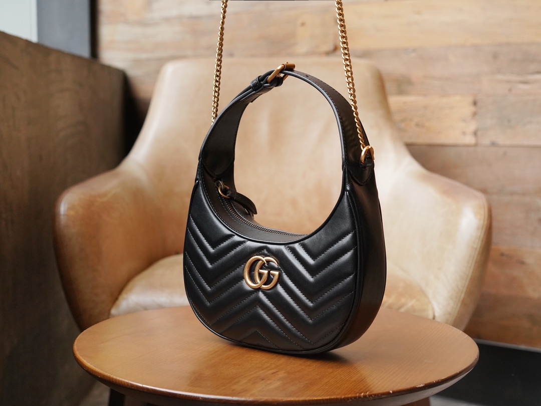 Túi Xách Nữ GG Marmont  699514 Màu Đen