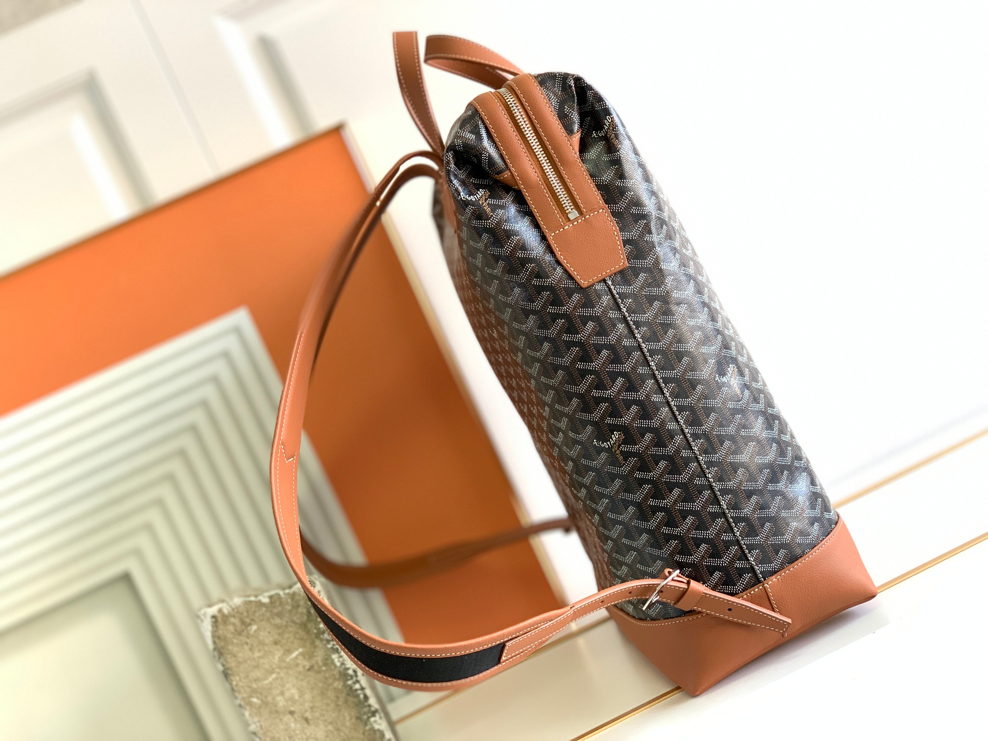 Balo Goyard Cisalpin  8129 Màu Nâu
