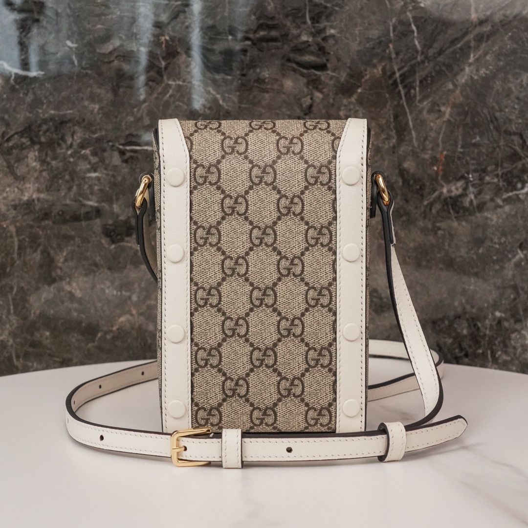 Mini sac Gucci 1955 détail Mors  625615  (logo white)