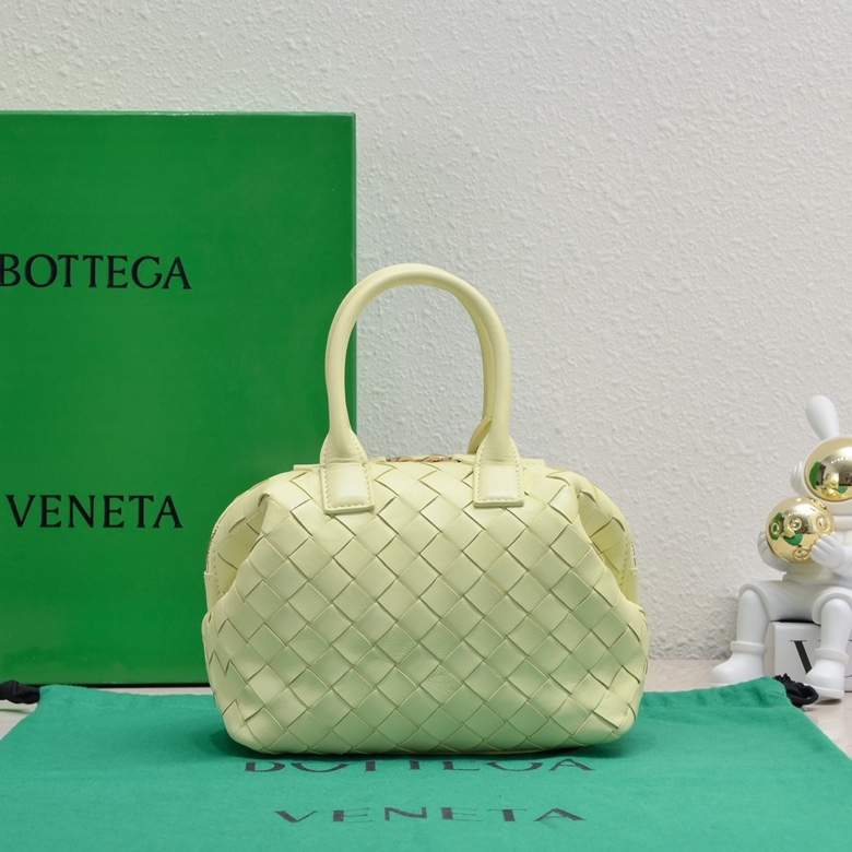 Túi Xách Nữ BV Intrecciato 7460 Màu Vàng