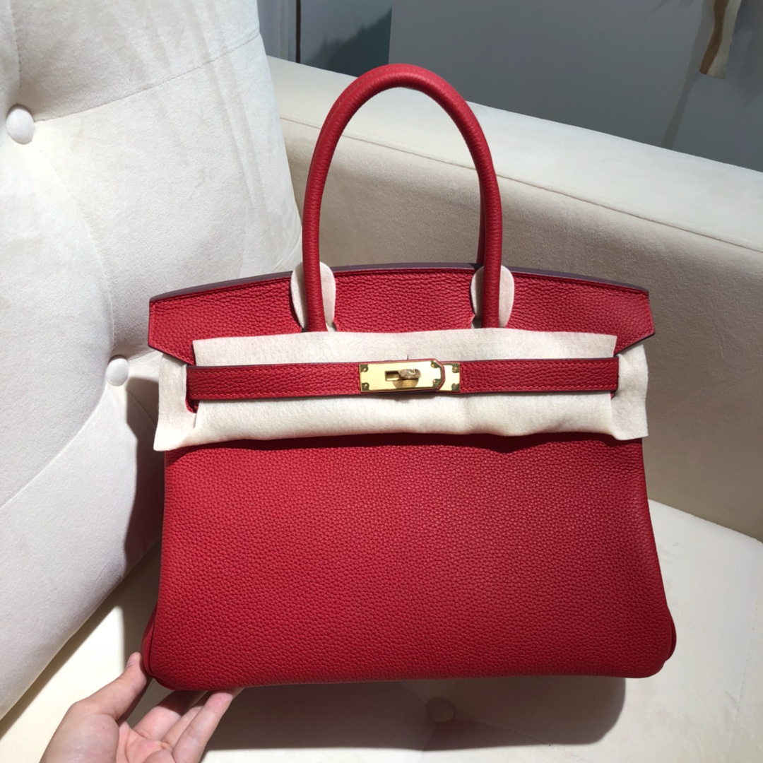 Túi xách hermes birkin  màu đỏ