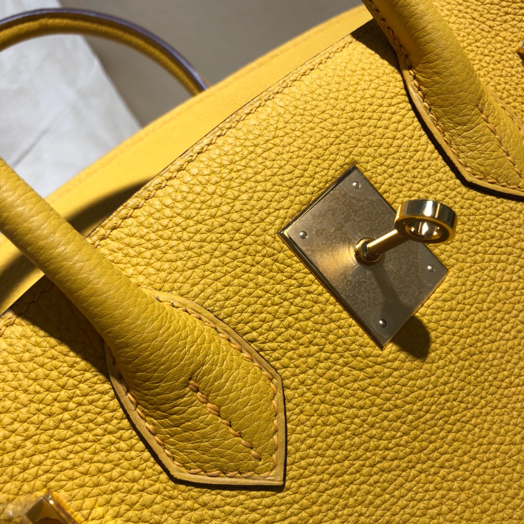 Túi xách hermes birkin màu vàng